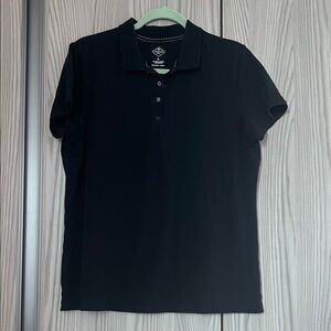 St. John's Bay Classic Black Polo